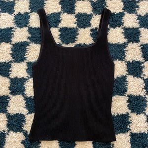 Aritzia Babaton Sculpt Tank, Black, M